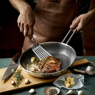 Eva Trio Spatel lang stål 24,5 cm