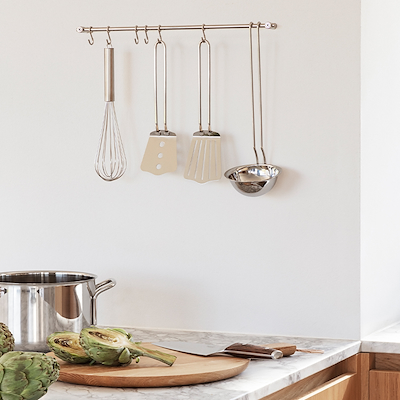 Eva Trio S-kroge 6 stk. rustfrit stål