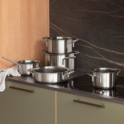 Eva Trio Multi Mosaic gryde stål 2,2 liter Ø16 cm