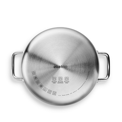 Eva Trio Multi Mosaic gryde stål 3,6 liter Ø20 cm
