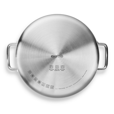 Eva Trio Multi Mosaic gryde stål 4,8 liter Ø24 cm keramisk belægning