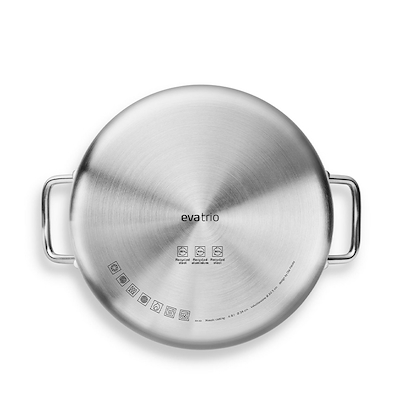 Eva Trio Multi Mosaic gryde stål 4,8 liter Ø24 cm keramisk belægning