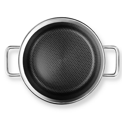 Eva Trio Multi Mosaic gryde stål 4,8 liter Ø24 cm keramisk belægning