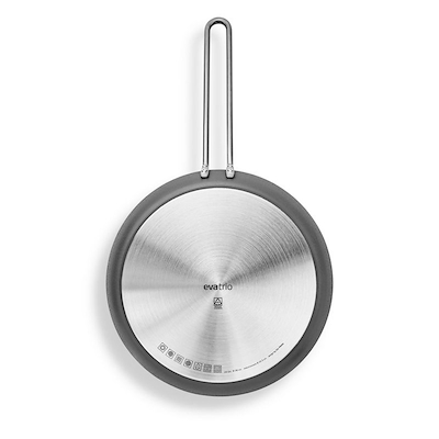 Eva Trio Grey Line stegepande grå 28 cm