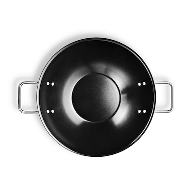 Eva Trio Grey Line wok grå 5 liter 32 cm