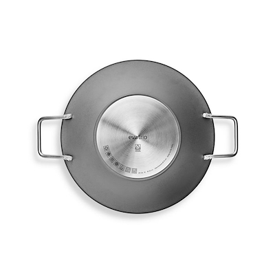 Eva Trio Grey Line wok grå 5 liter 32 cm
