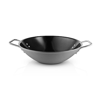 Eva Trio Grey Line wok grå 5 liter 32 cm