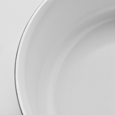 Eva Trio White Line stegepande keramisk belægning Ø24 cm