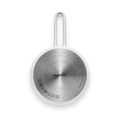 Eva Trio White Line kasserolle keramisk belægning 1,8 liter