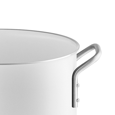 Eva Trio White Line gryde keramisk Slip-Let belægning 7 liter - recycled steel