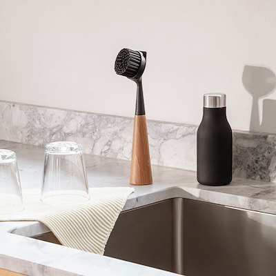 Eva Solo opvaskebørste med nylon hår eg sort