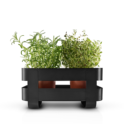 Eva Solo selvvandende herb organiser stål sort