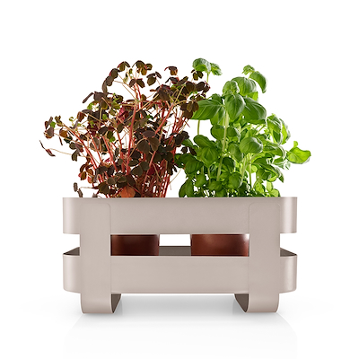 Eva Solo selvvandende herb organiser stål sand