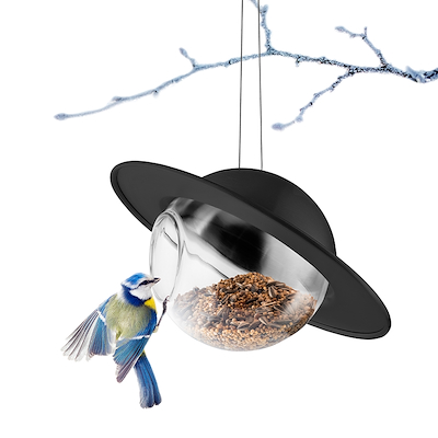 Eva Solo Saturn fuglefoderkugle sort