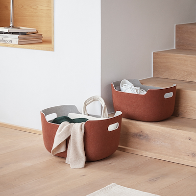 Eva Solo Tidy opbevarings kurv chestnut 40x29x22 cm