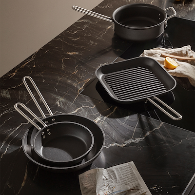 Eva Trio Professional sauterpande keramisk Slip-Let® belægning Ø24 cm