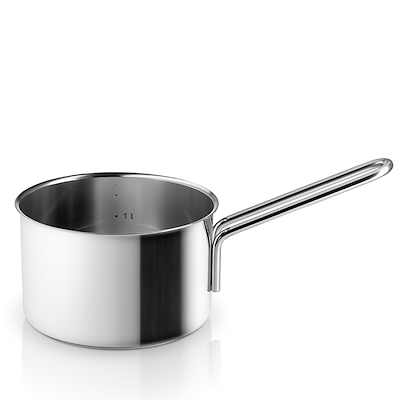 Eva Trio Recycled Stainless Steel grydesæt inklusiv pastaindsats 4 dele