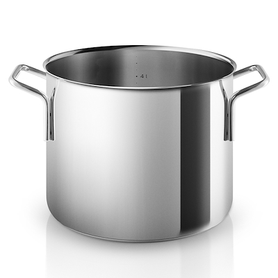 Eva Trio Recycled Stainless Steel grydesæt inklusiv pastaindsats 4 dele