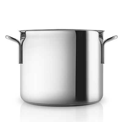 Eva Trio Recycled Stainless Steel grydesæt inklusiv pastaindsats 4 dele