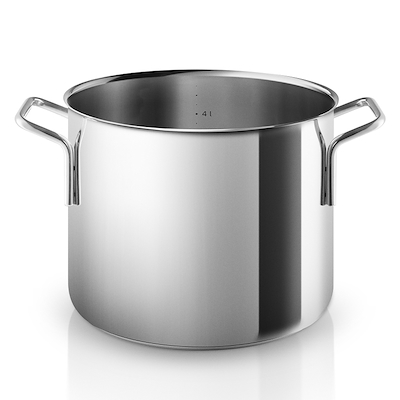 Eva Trio Recycled Rustfrit Stål grydesæt 4 dele uden belægning