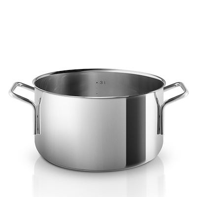 Eva Trio Recycled Rustfrit Stål grydesæt 4 dele uden belægning