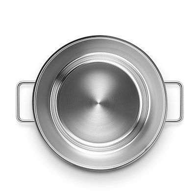 Eva Trio Recycled Stainless Steel suppegryde 15 liter Ø28 cm