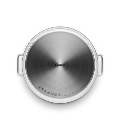 Eva Trio Recycled Stainless Steel suppegryde 15 liter Ø28 cm