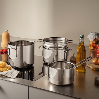 Eva Trio Recycled Stainless Steel kasserolle 1,8 liter Ø16 cm