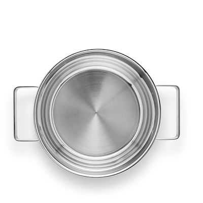 Eva Trio Recycled Stainless Steel gryde 2,2 liter