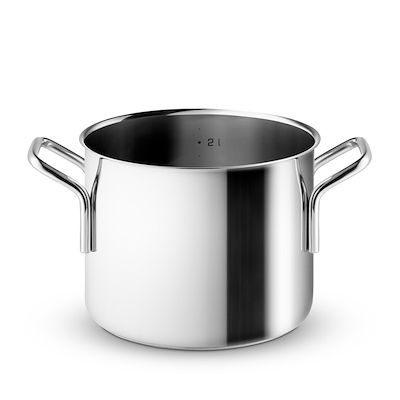 Eva Trio Recycled Stainless Steel gryde 2,2 liter