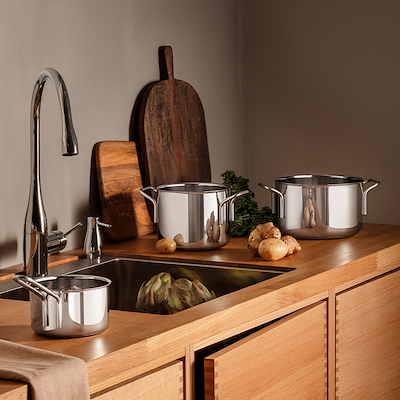 Eva Trio Recycled Stainless Steel gryde 3,6 liter