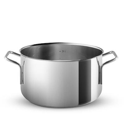 Eva Trio Recycled Stainless Steel gryde 3,6 liter