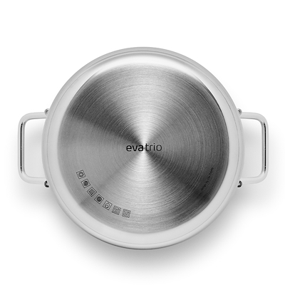 Eva Trio Recycled Stainless Steel gryde 10 liter Ø24 cm