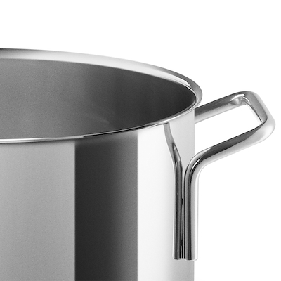 Eva Trio Recycled Stainless Steel gryde 10 liter Ø24 cm