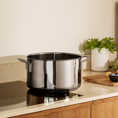 Eva Trio Recycled Stainless Steel gryde 9 liter Ø28 cm