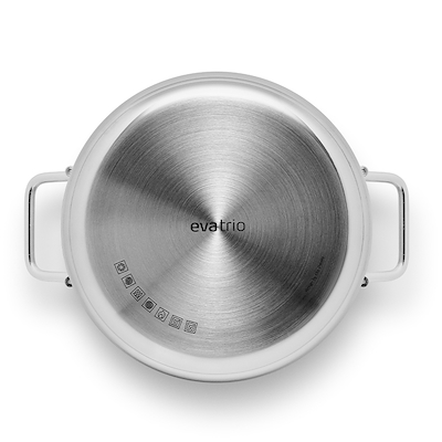 Eva Trio Recycled Stainless Steel gryde med keramisk Slip-Let® belægning 2,2 liter