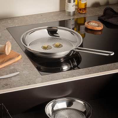 Eva Trio Recycled Stainless Steel Honeycomb stegepande Ø20 cm