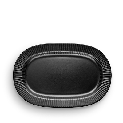 Eva Trio Legio Nova black serveringsfad 37 x 25 cm