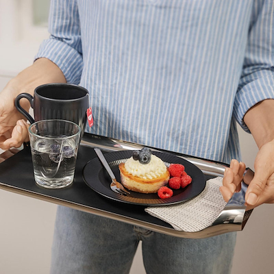 Eva Solo serveringsbakke stål 44x25 cm