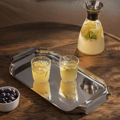 Eva Solo serveringsbakke stål 44x25 cm