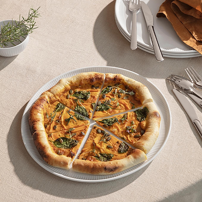 Eva Trio Legio Nova pizzatallerken hvid 31,5 cm