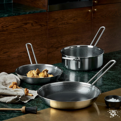 Eva Trio Multi Mosaic recycled sauterpande med keramisk Slip-Let® belægning Ø24 cm