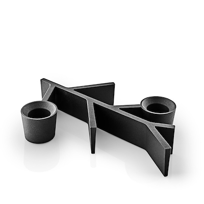 Eva Solo Twig lysestage sort 12x18 cm