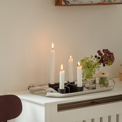 Eva Solo Twig lysestage sort 18x23 cm