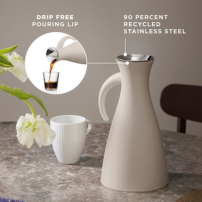 Eva Solo recycled termokande 1 liter caramel cream