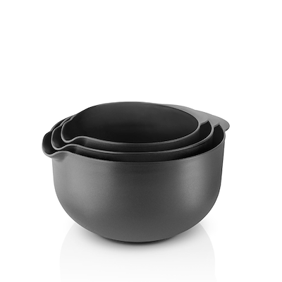 Eva Trio røreskåle sæt grå 3 stk. 2, 3 og 4 liter