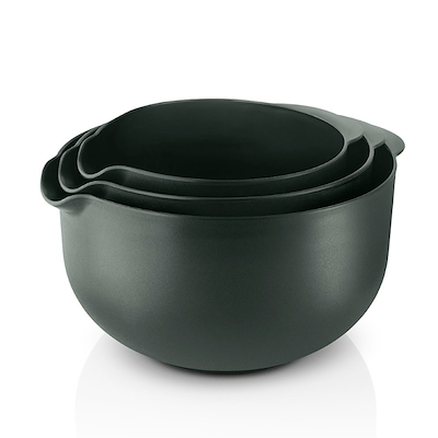 Eva Trio røreskåle sæt mørkegrøn 3 stk. 2, 3 og 4 liter