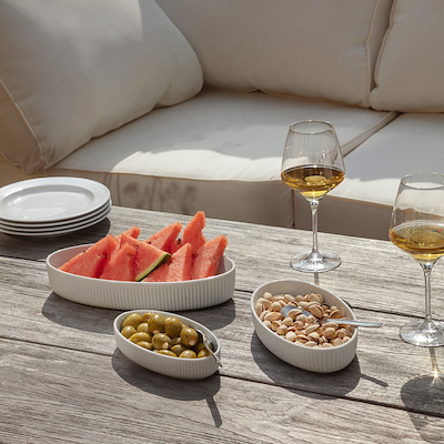 Eva Trio Legio Nova oval skål 22 cm