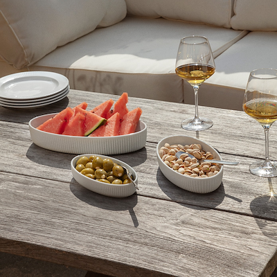 Eva Trio Legio Nova oval skål 26 cm