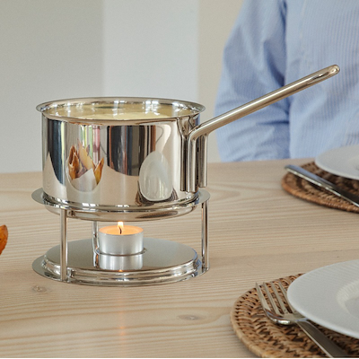 Eva Trio Stainless Steel saucevarmersæt Ø 13 cm 1,1 liter